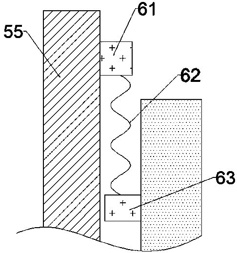 An ankle sprain fixation hot compress device