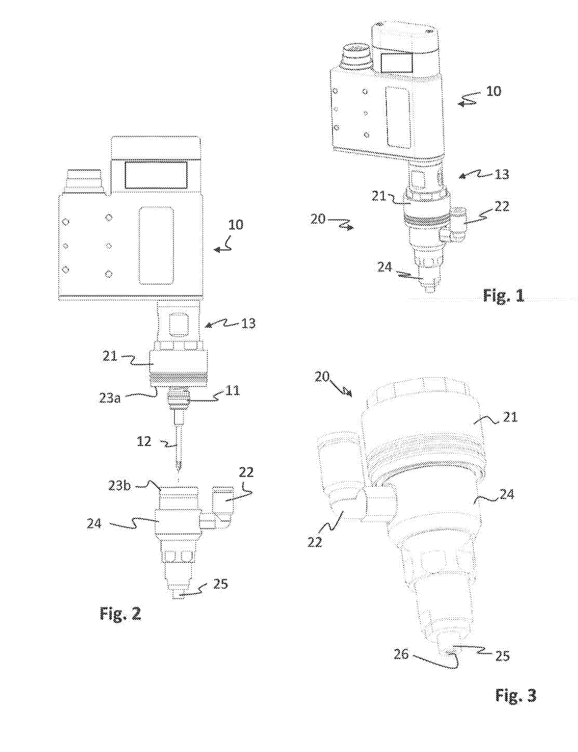 Vacuum adapter for a power tool