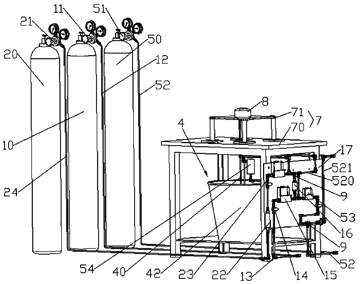 Powder combustion experiment platform