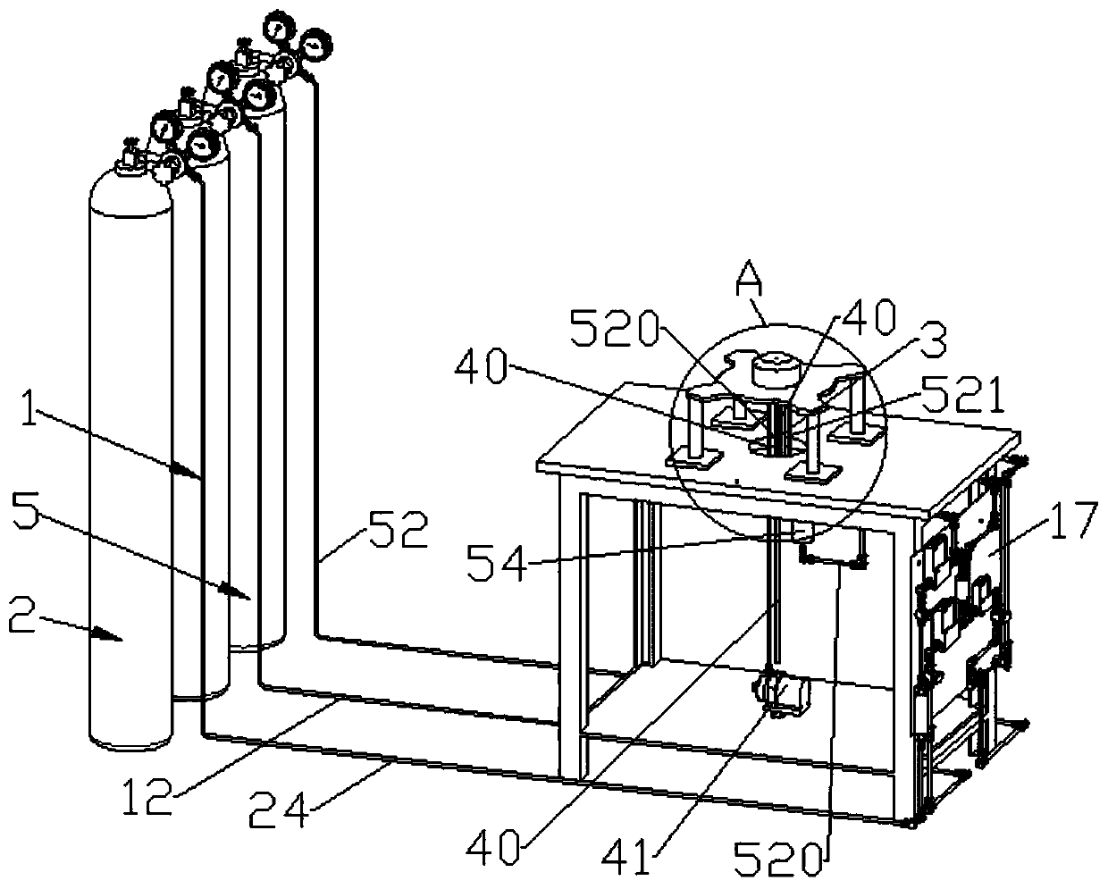 Powder combustion experiment platform