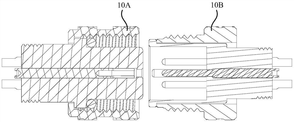 Anti-vibration connector and a connector assembly