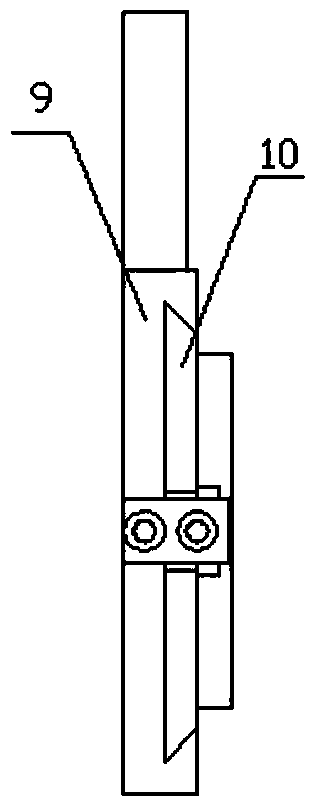 Testing device for burning speed of propellant under tensile state