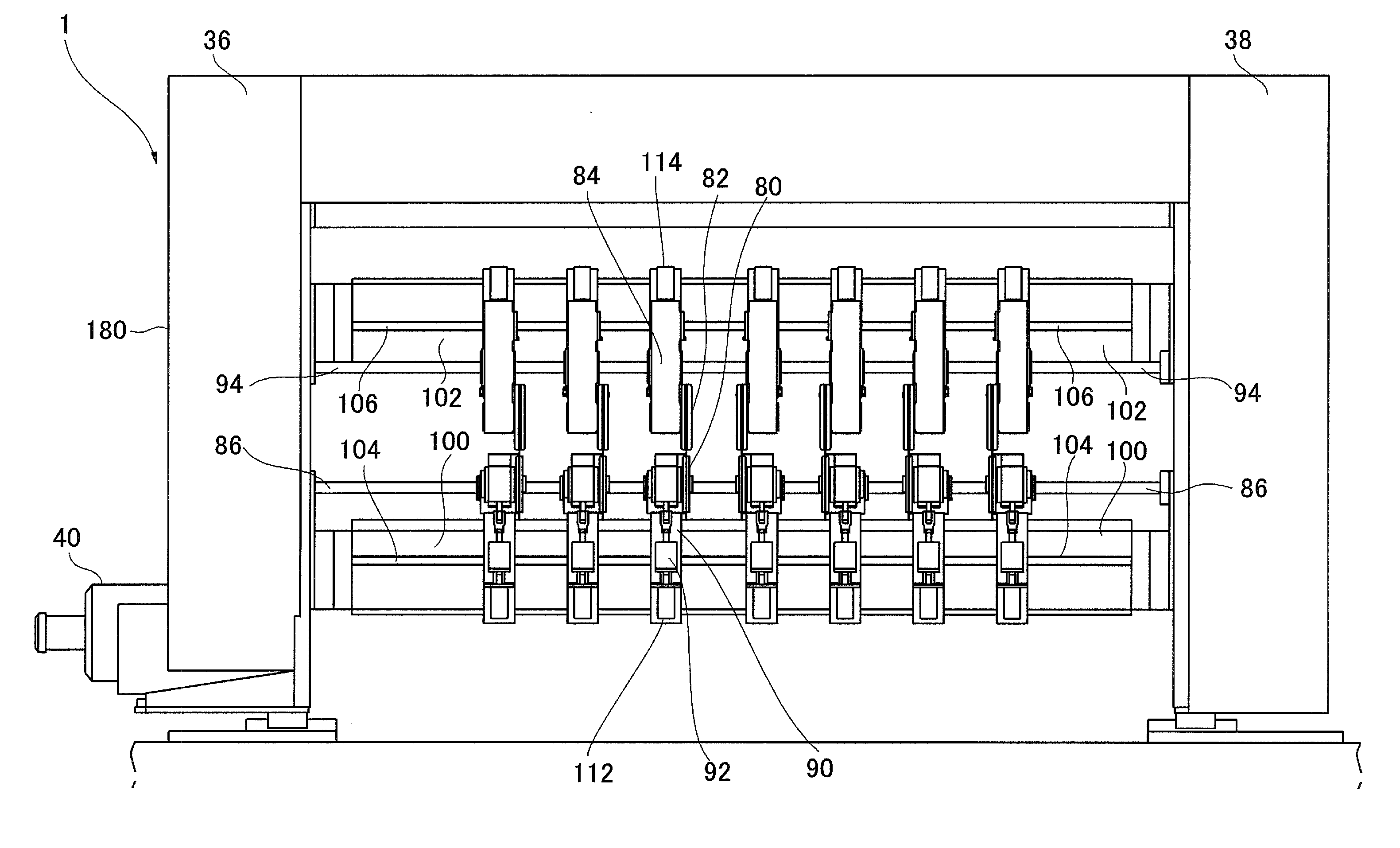 Paperboard sheet slitter-scorer apparatus and control method for correcting the positions of slitter knives and scorers thereof