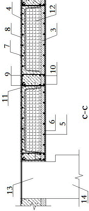 Overlaid assembly-type concrete dense-rib floor structure system and construction method for same