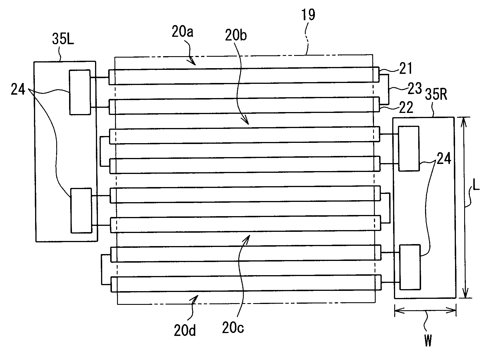 Backlight device and display device