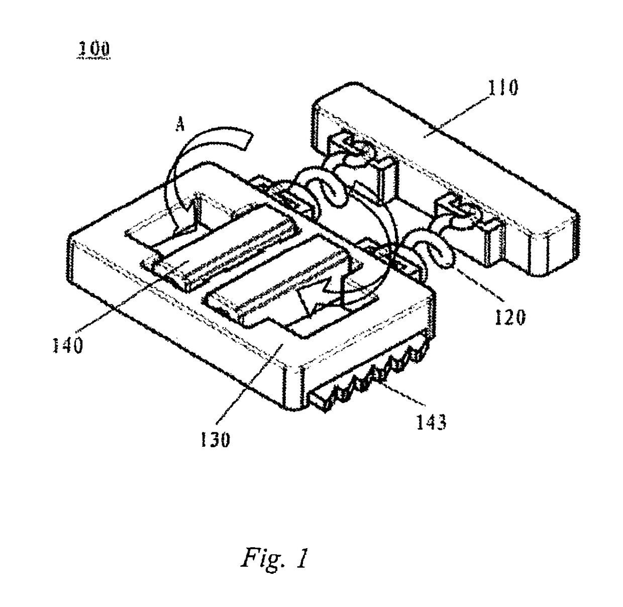 Fastening device and fastening method