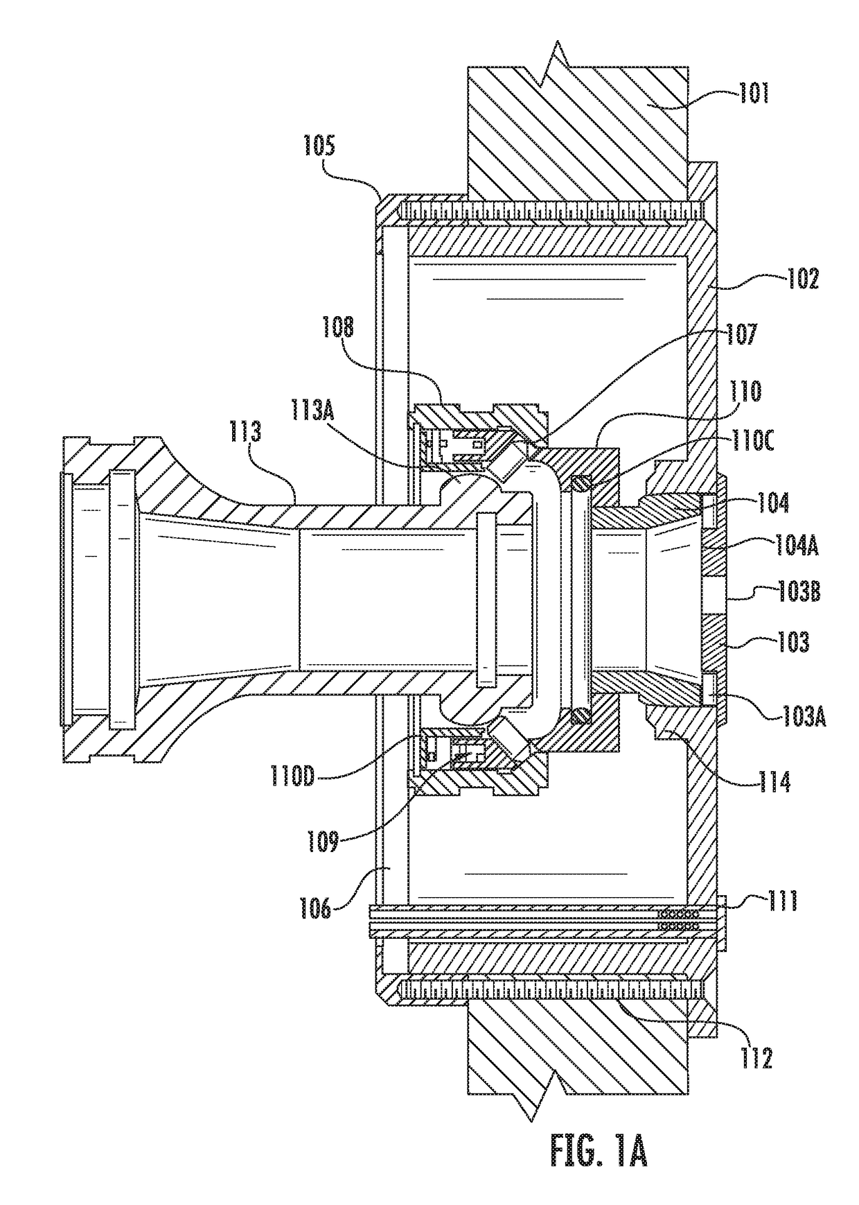 Structurally-installed access device for accepting connection by a fire hose nozzle to introduce firefighting fluid into an enclosed space of a structure