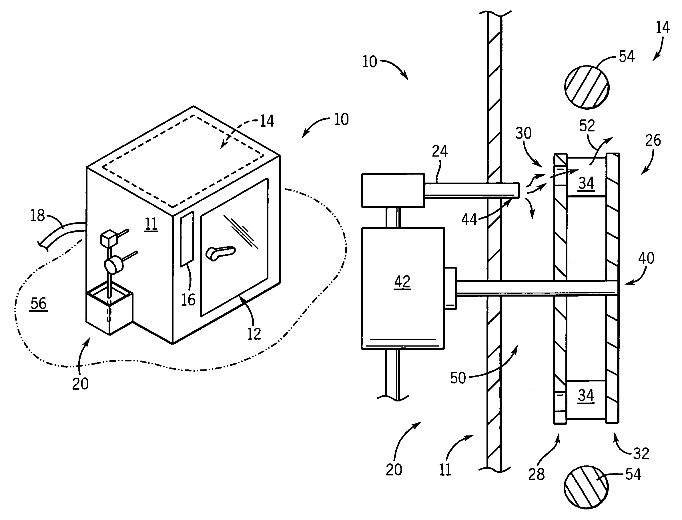 System and method for supplying water to an oven