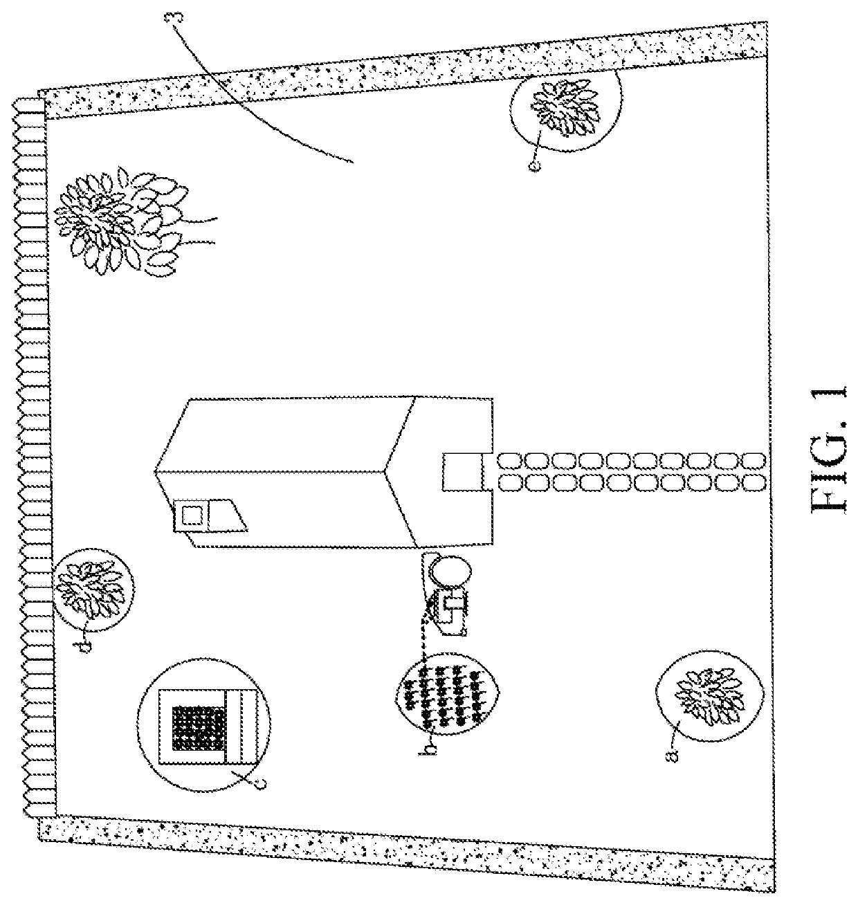 Self-moving gardening robot and system thereof