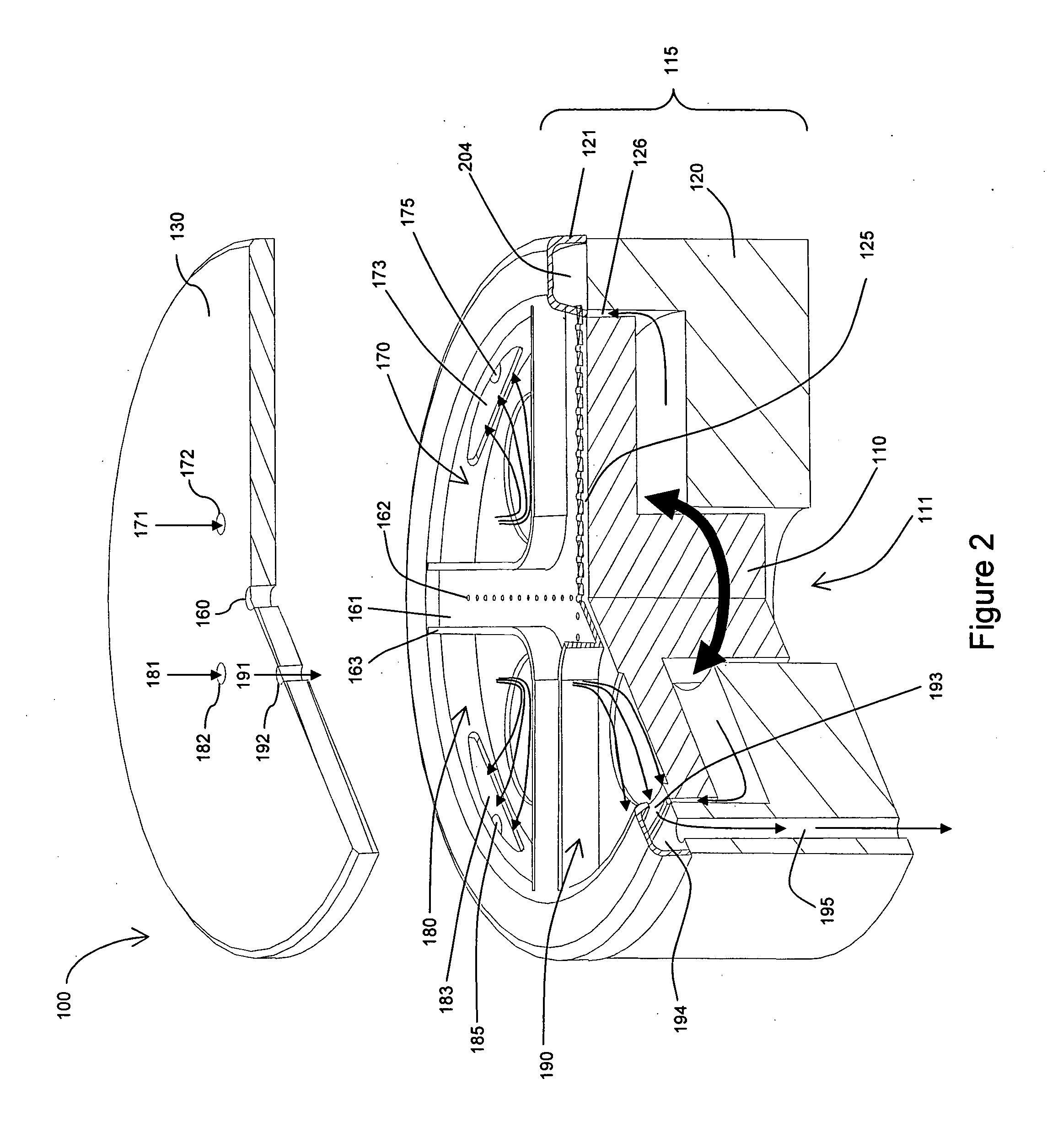 Method and apparatus of time and space co-divided atomic layer deposition