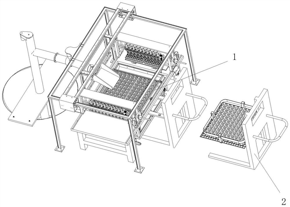 Seedling raising and transporting system for cultivating plants with substrate