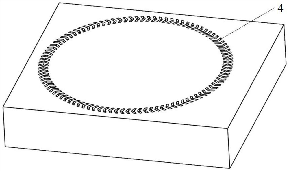 A pmut unit driven by an embedded arched film and its preparation method