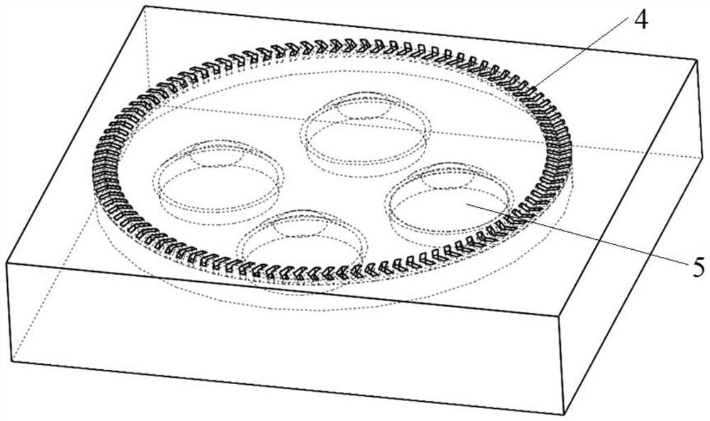 A pmut unit driven by an embedded arched film and its preparation method