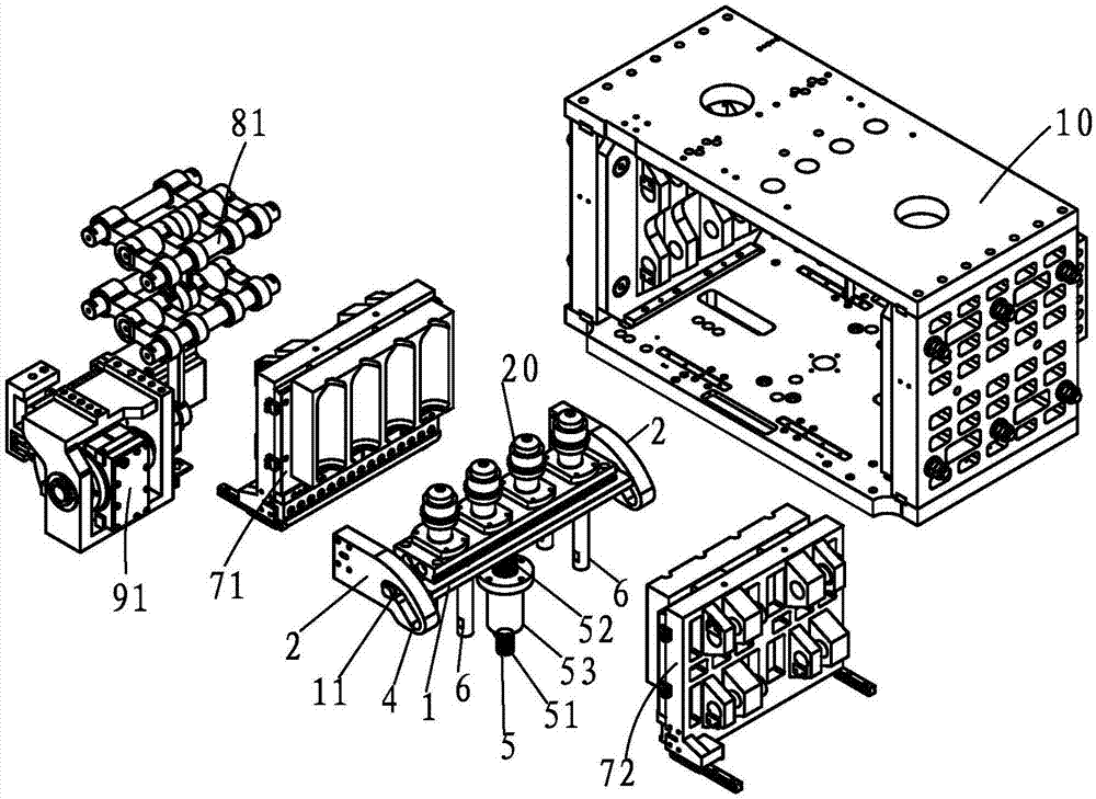 Bottom die single linkage or dual linkage device