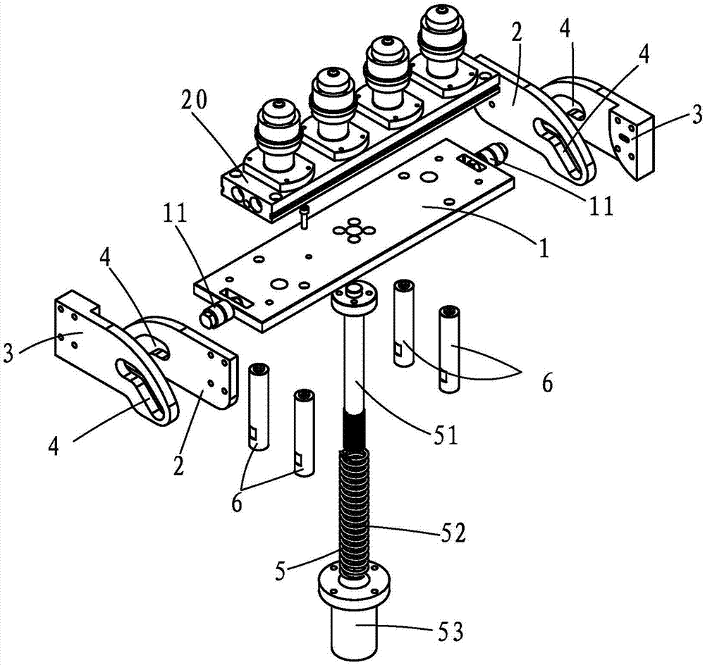 Bottom die single linkage or dual linkage device