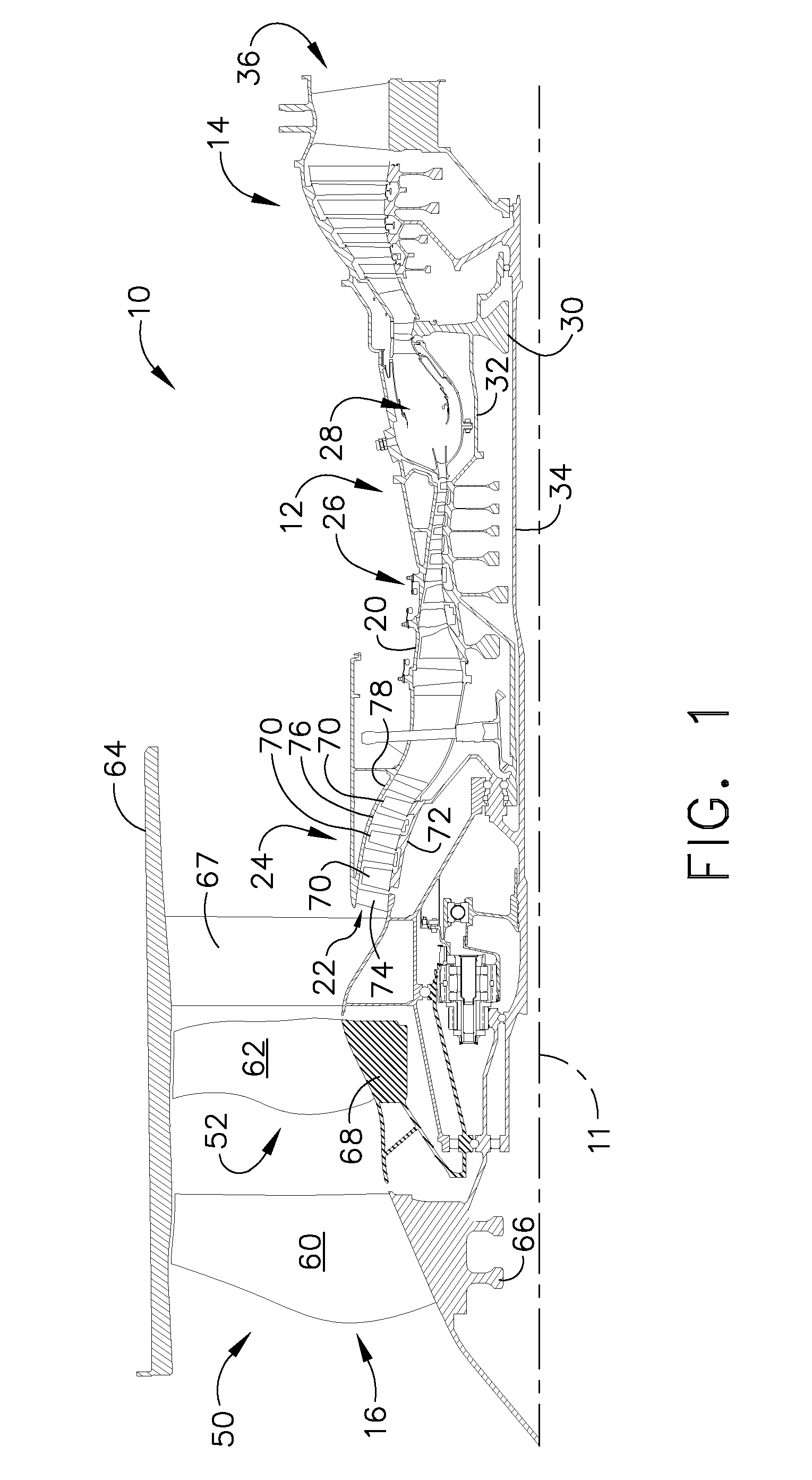 Gas turbine engine assembly and methods of assembling same