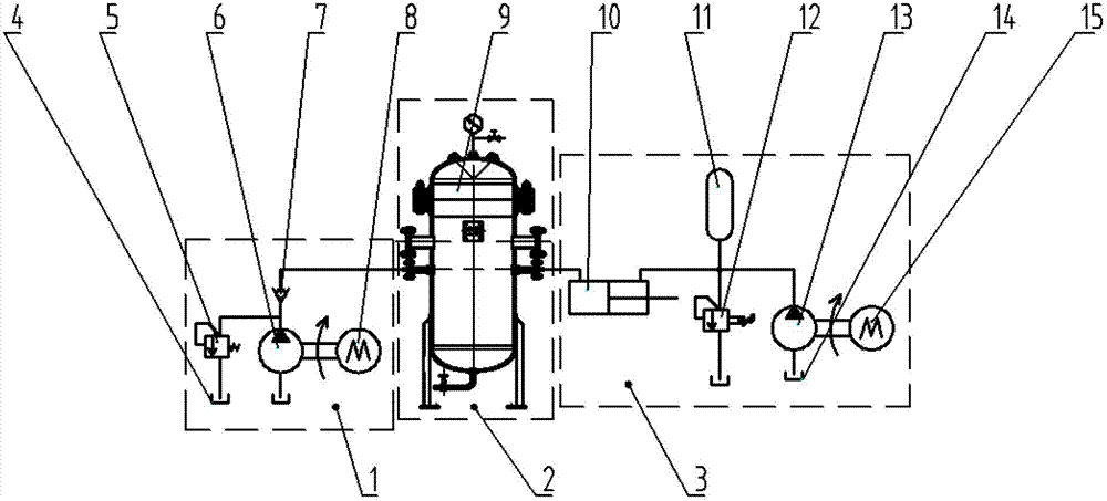 Volumetric capacity-variable constant-pressure maintenance device of pressure vessel