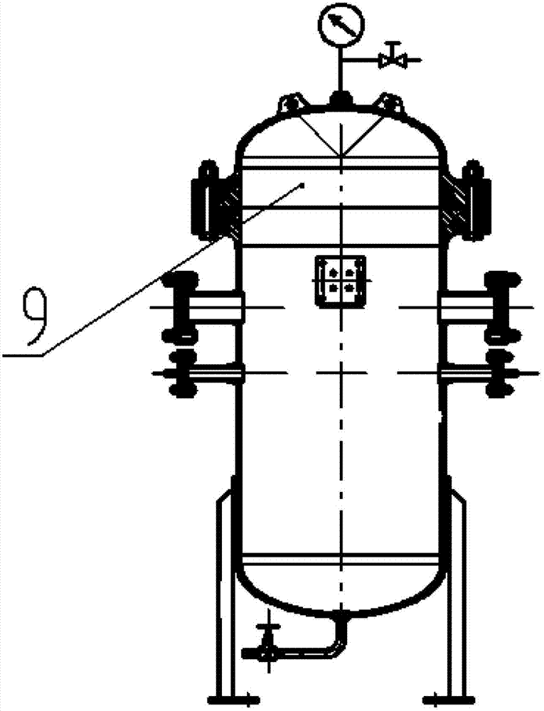 Volumetric capacity-variable constant-pressure maintenance device of pressure vessel