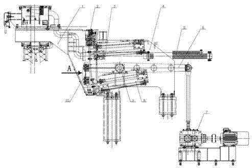 Crystallizer vibrating device