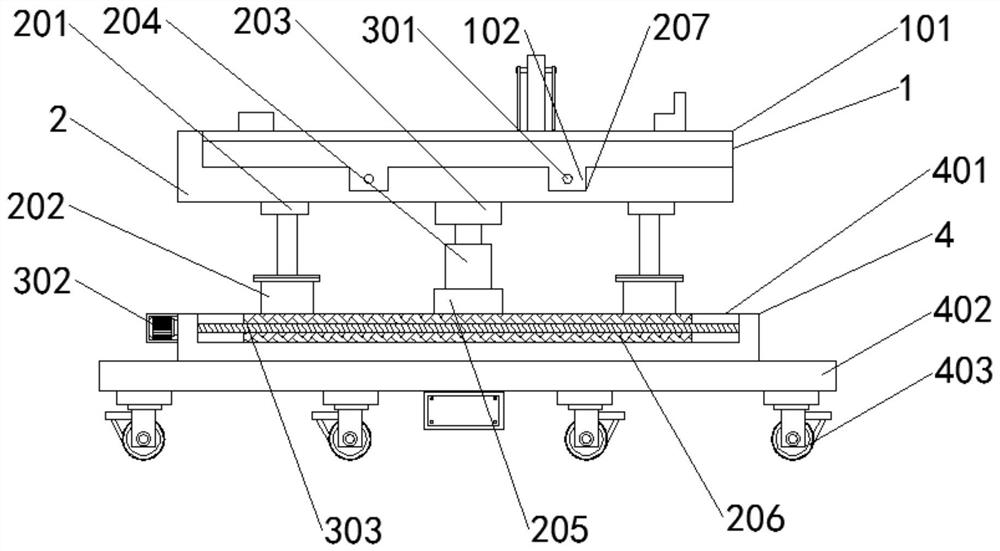 Multifunctional translation bed for gynecological tumor radiotherapy