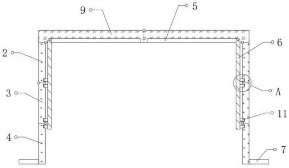 Lifting frame for decoration