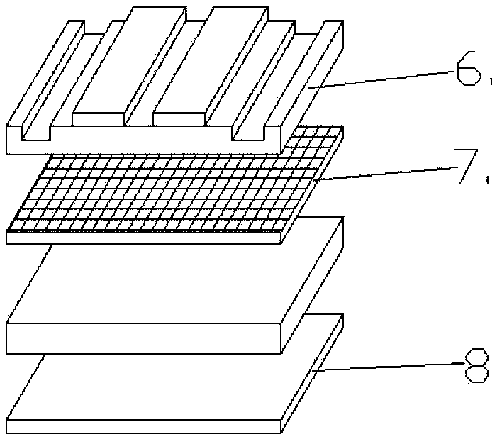 Layered composite light acoustical material for rail train