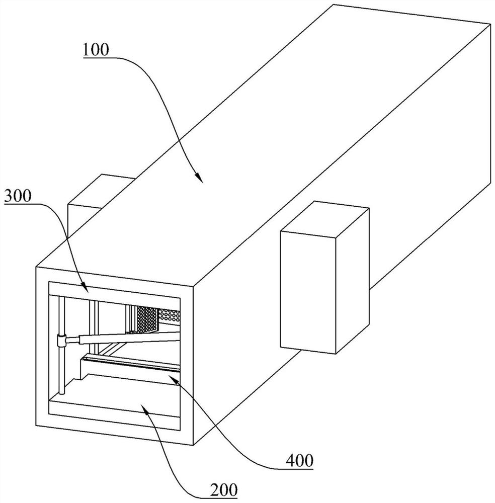 Coal mine underground ventilation device based on environmental protection