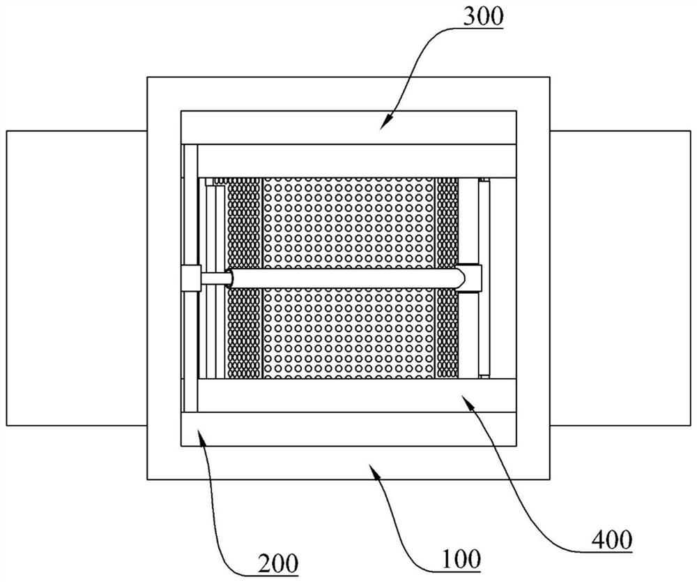 Coal mine underground ventilation device based on environmental protection