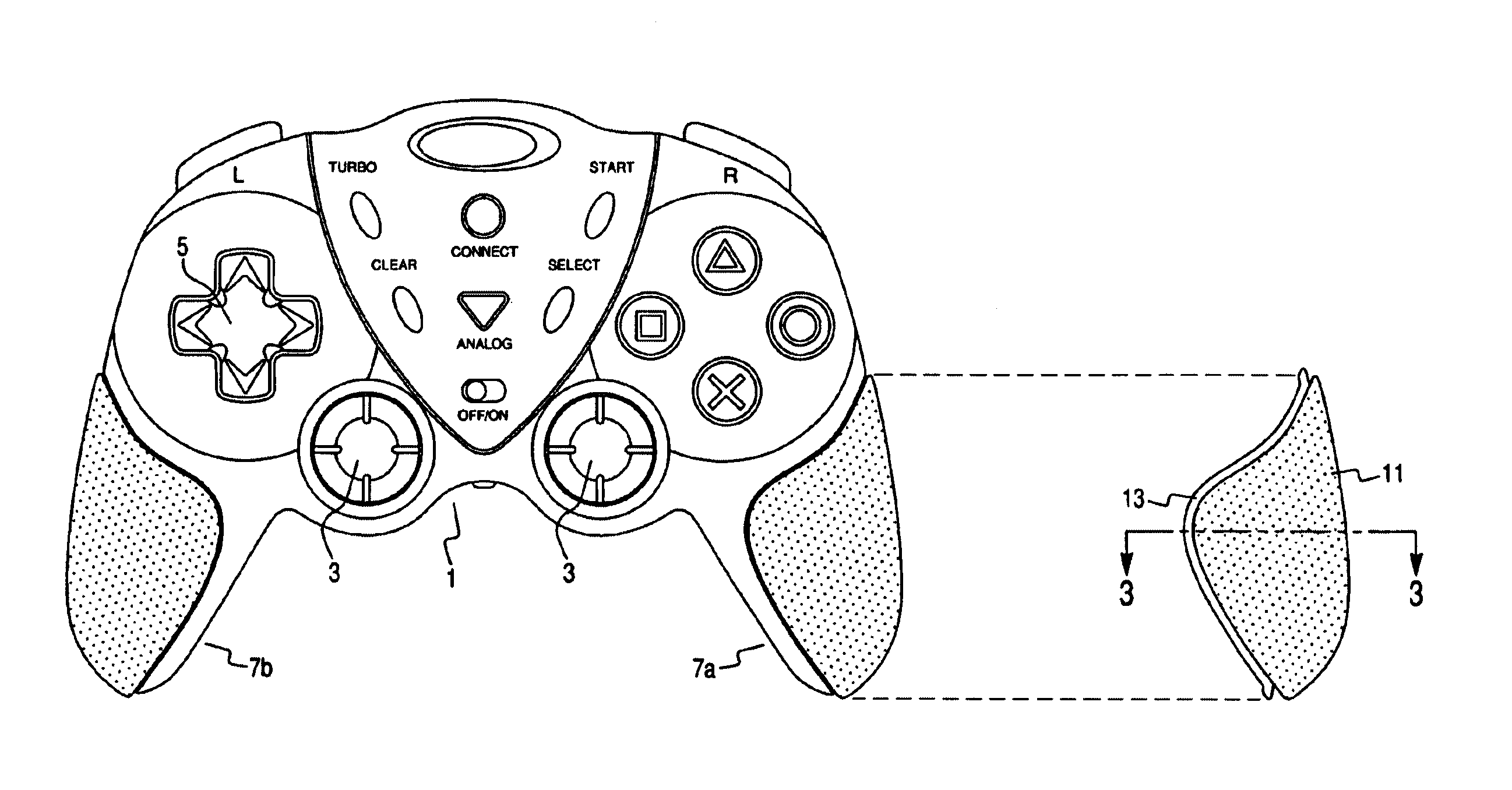 Gel grip controller