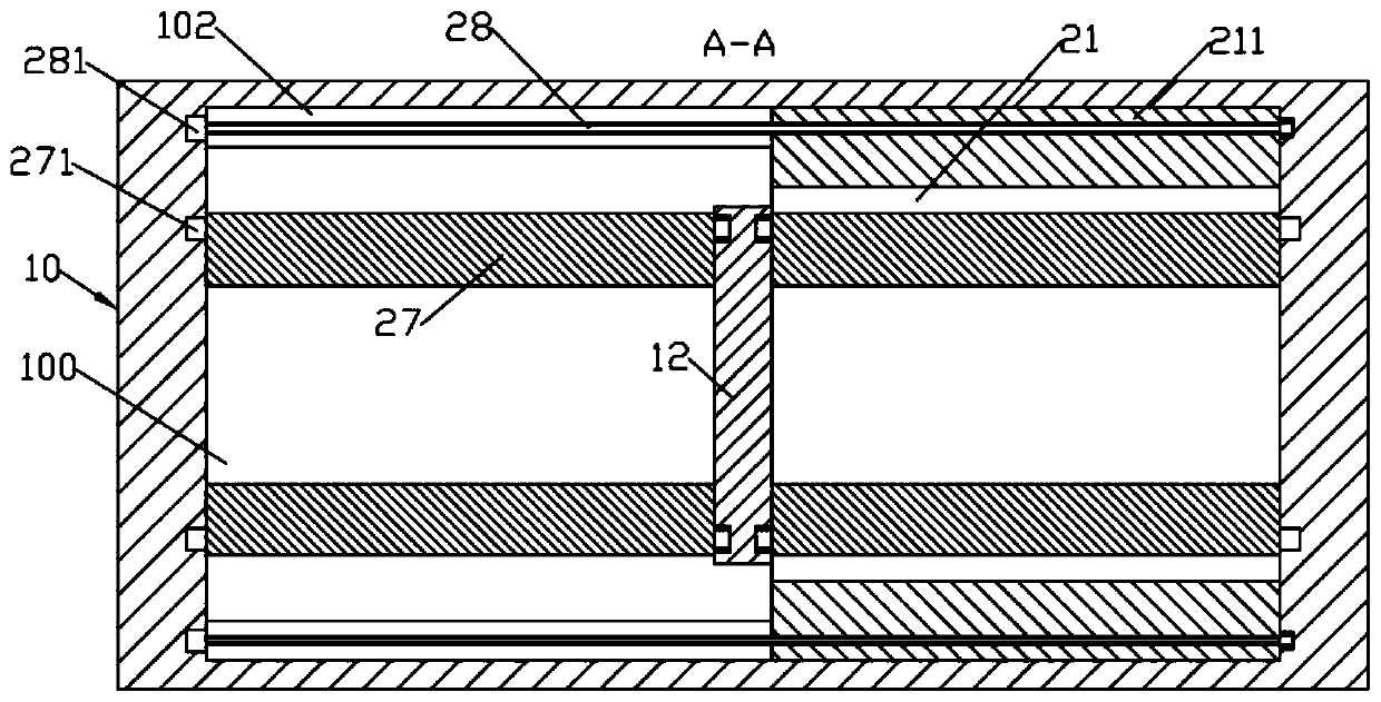 Integrated circuit package testing device for continuous testing