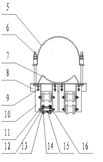 Design method of wind-proof anti-theft weight restraint bracket