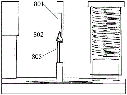 Full sea depth small self-floating type straight-through impact sampling device