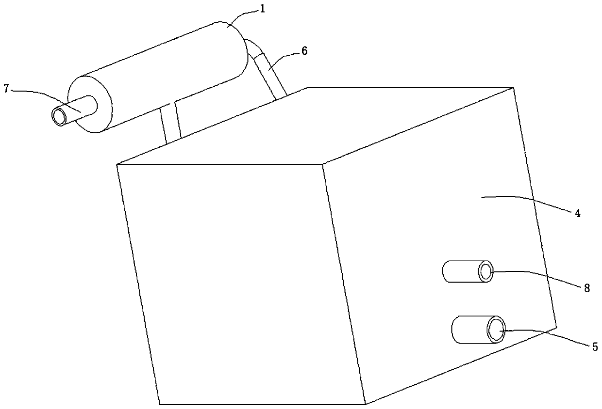 Cooling structure of electrolyzer for preparing slightly acidic hypochlorous acid water