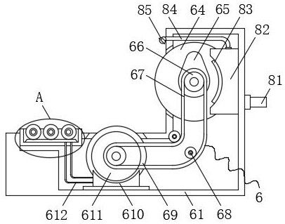 Industrial workshop assembly line conveying equipment based on automatic deviation rectifying mechanism