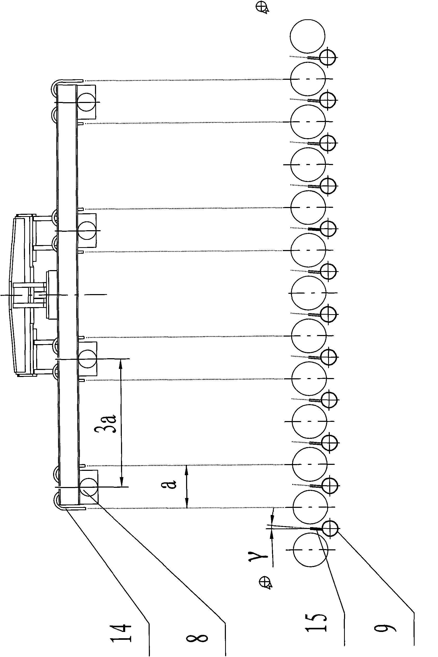 After-rolling cooling system for hot rolled steel strip production line