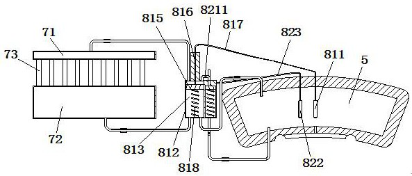 Motor vehicle brake pads with good heat dissipation performance