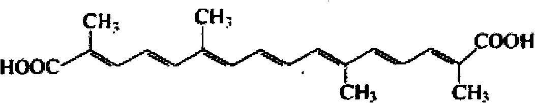 Method for preparing crocetin from jasmine