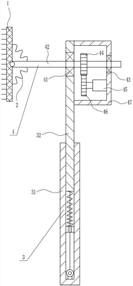 Water conservancy valve surface cleaning device