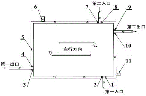 Opening method of urban underground contact channel fire resisting shutters