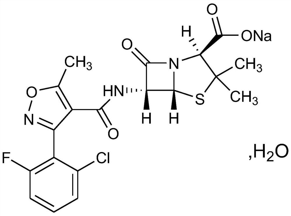 HPLC detection method for polymer impurities in flucloxacillin and preparation thereof