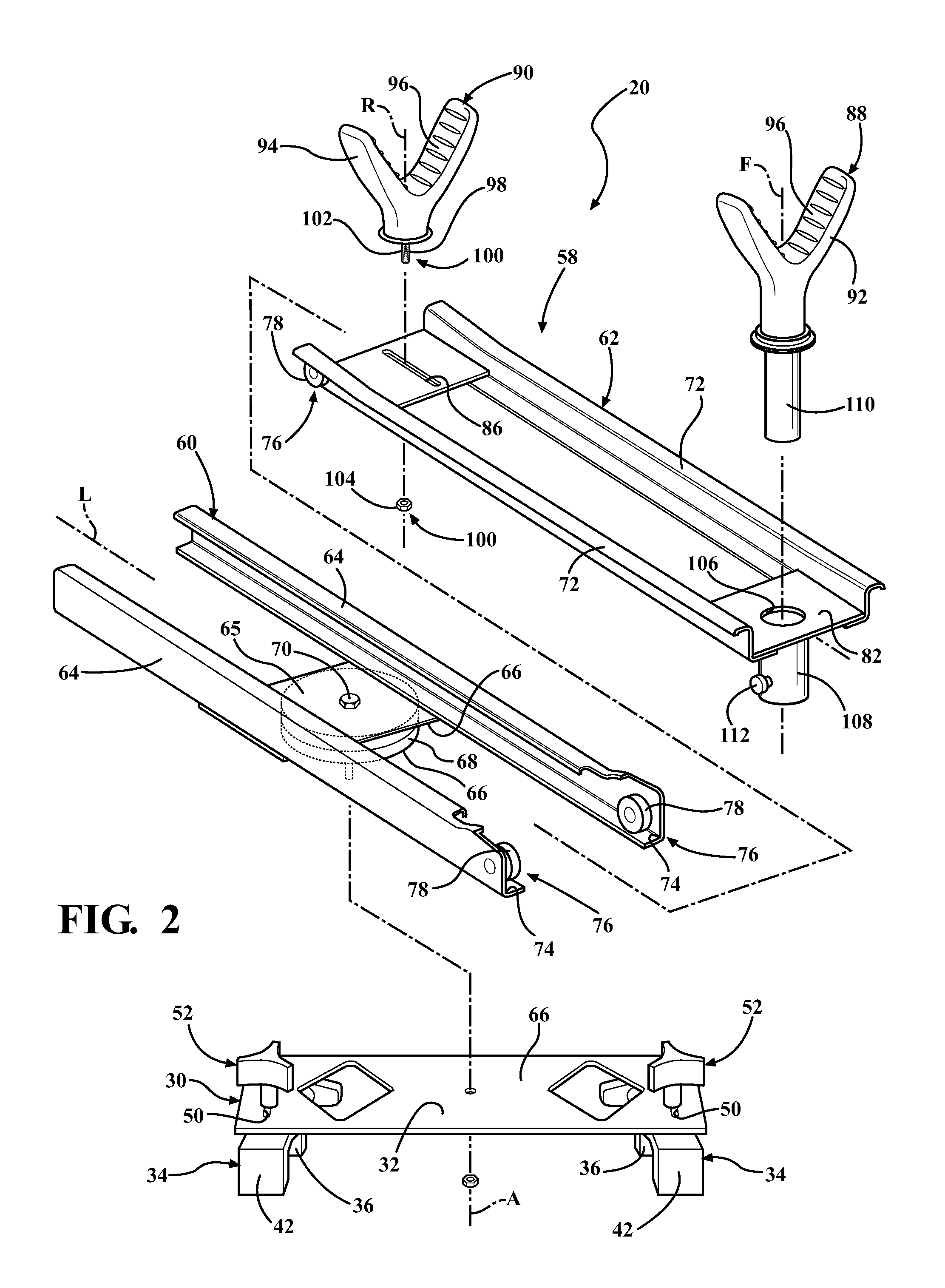 Shooting rest assembly