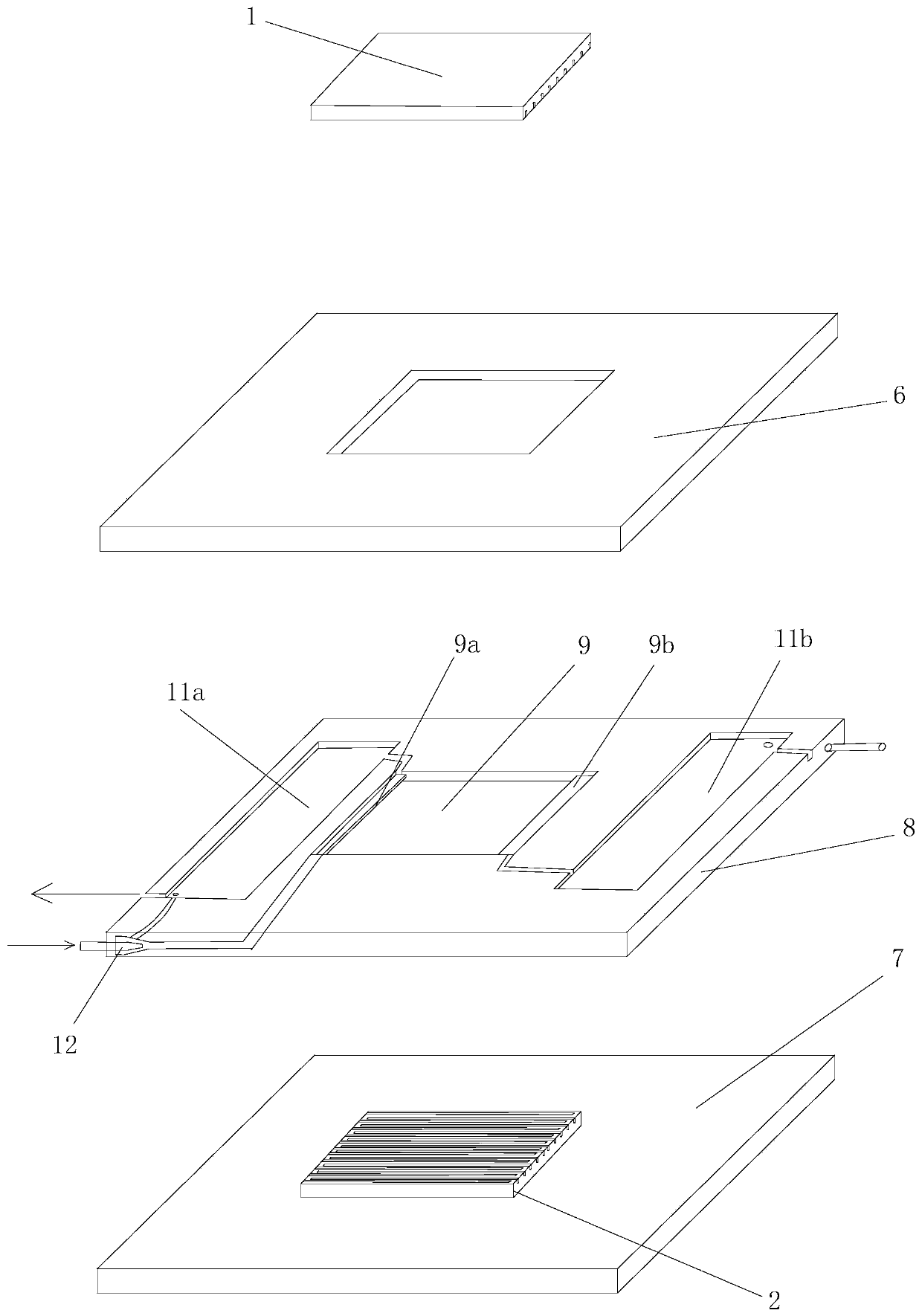 High-power laser diode array throttling micro-evaporative refrigeration heat sink