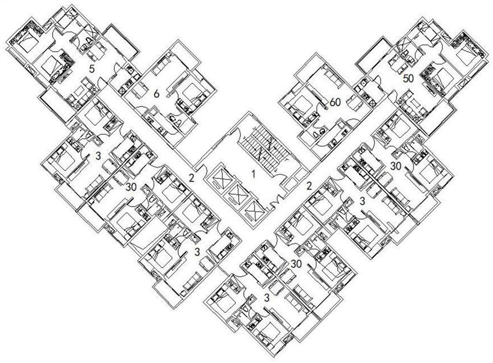 Living type high-rise residential building