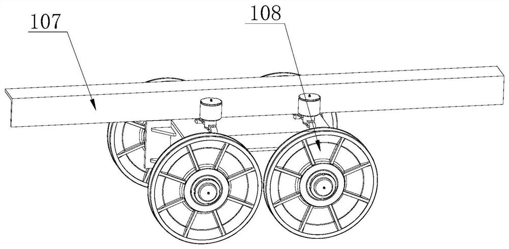 Stacking machine provided with anti-collision structure