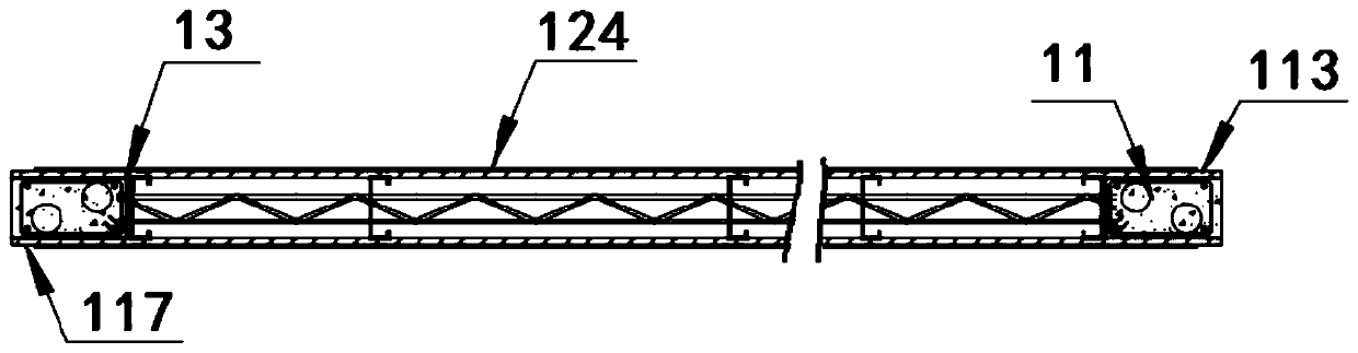 Prefabricated rapidly-assembled enclosing wall structure and construction method