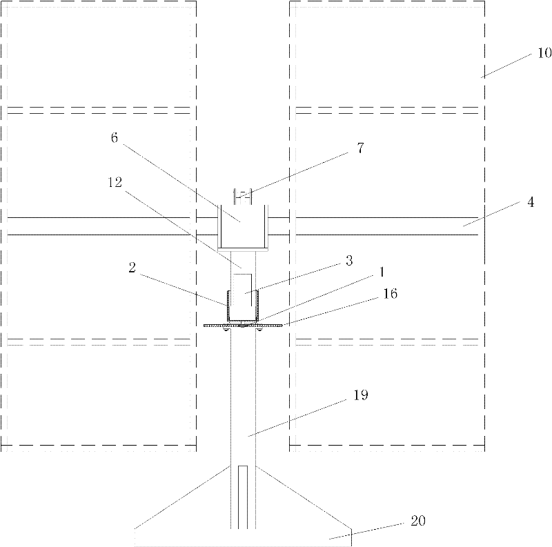 Sunlight double-axis tracking device