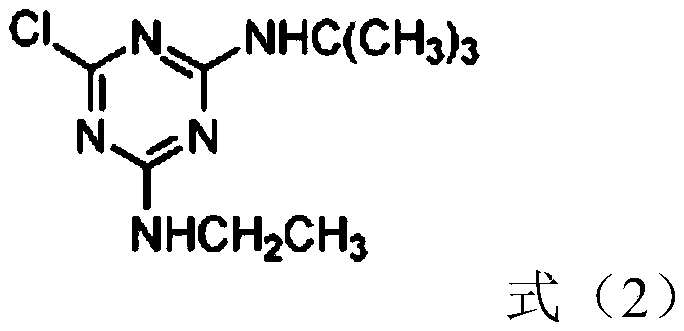 Microcapsule suspension-suspending agent of terbuthylazine and s-metolachlor, preparation method and application thereof