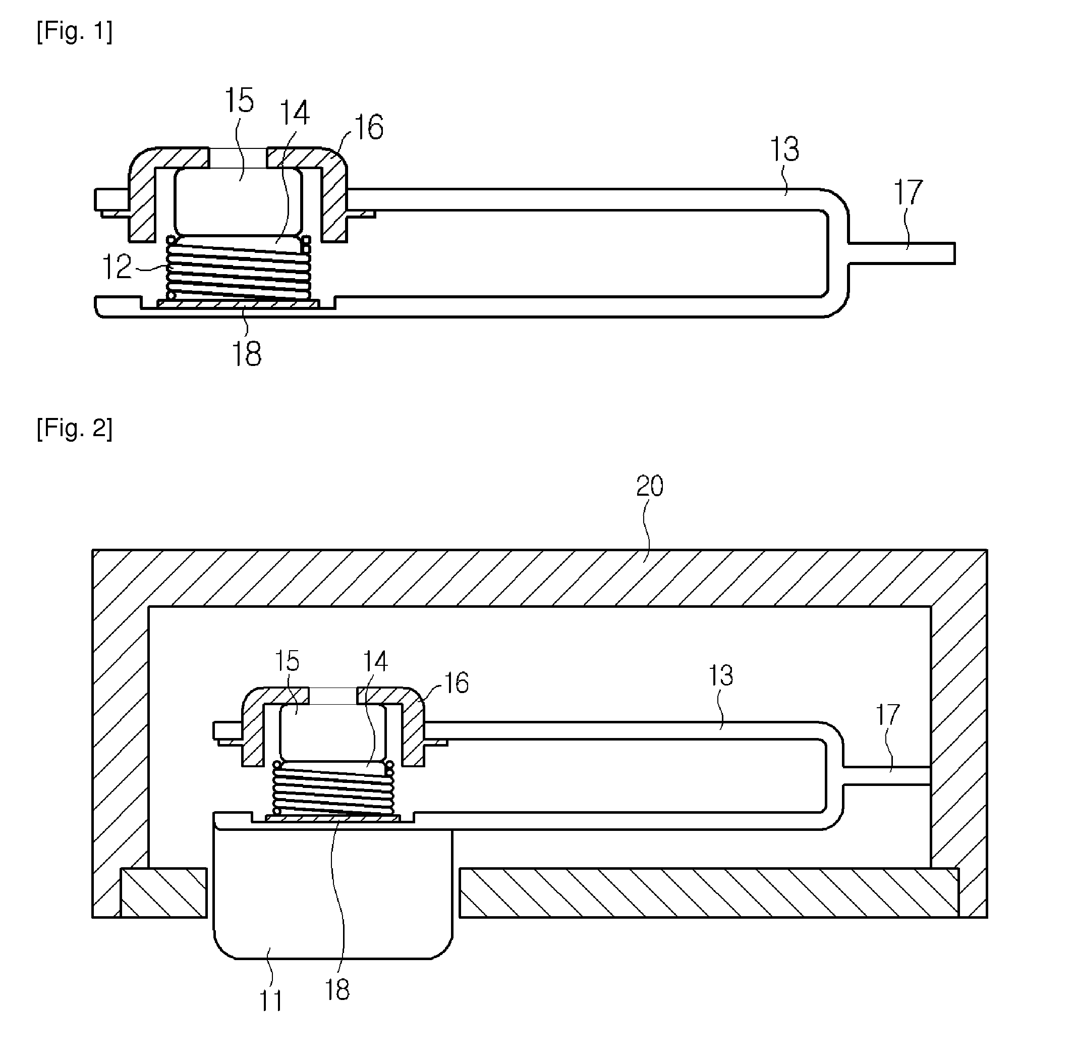 Sound vibrator having tuning fork