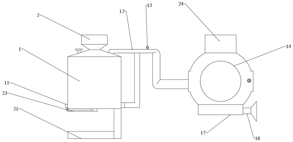 Laboratory heavy metal waste liquid collection and pretreatment device