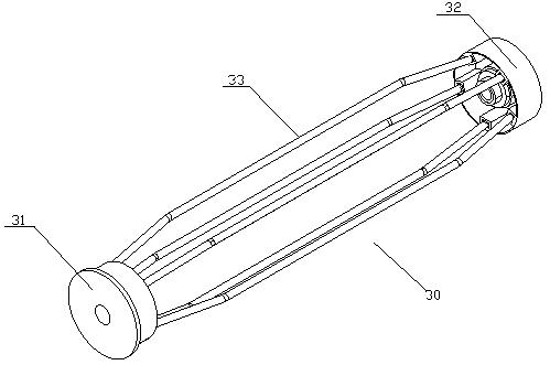 Roller brush support automatic assembly process method based on visual positioning